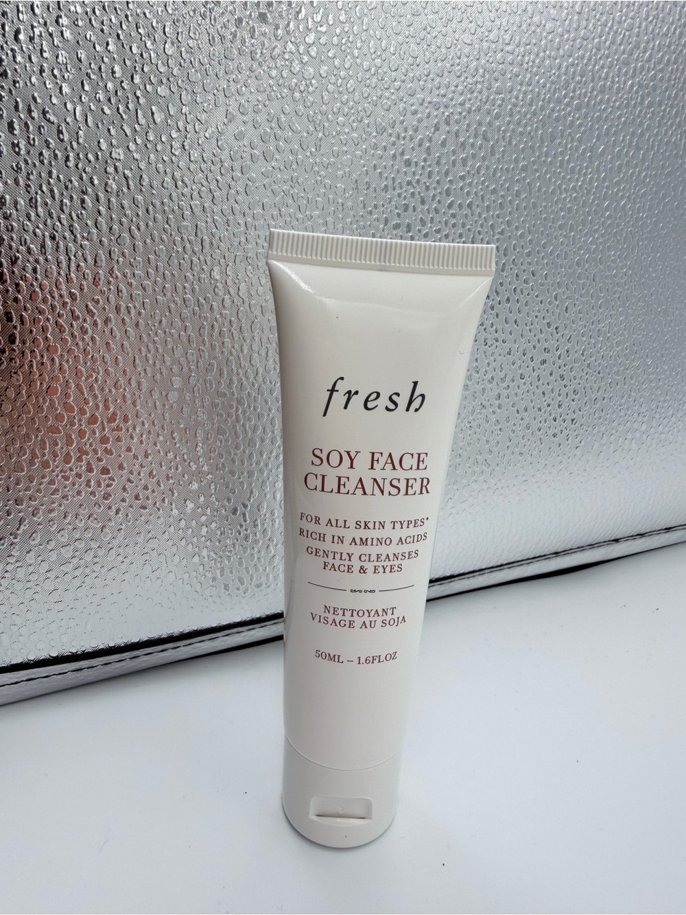 fresh Soy Face Cleanser - White with Black Text